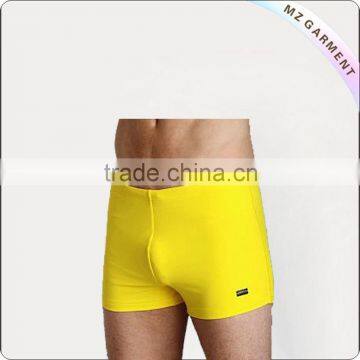 Solid color swim trunks mens