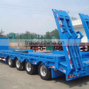 extended semi-trailers , heavy duty lowboy semi trailers for 100 tons , low bed semi trailer in namibia