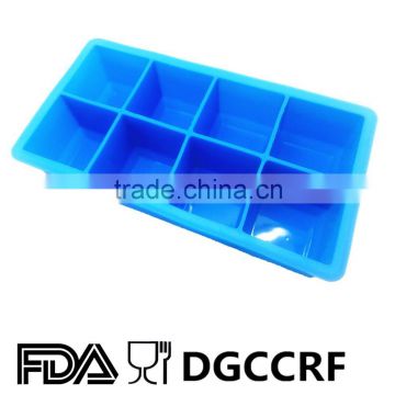 Top Sellingr Wholesale Factory Price Silicone Giant Square Ice Cube Tray Mold Lattice