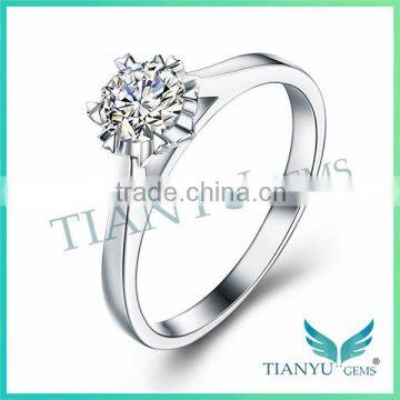 Design Ring for Jewelry Super White Moissanite Diamond Wedding Ring for Women photo-3