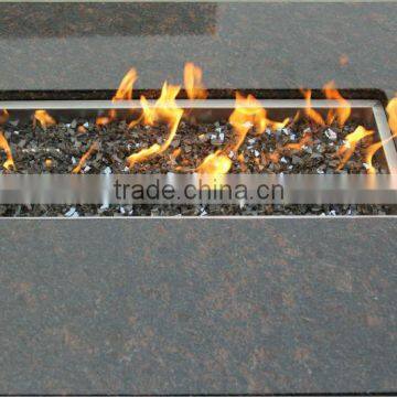 outdoor firepit table / gas burner / electronic ignition / ball valve