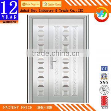 China Supplier Stainless Steel Door Hinge High Quality Stainless Steel Grill Door Design Factory Direct Steel Entry Door