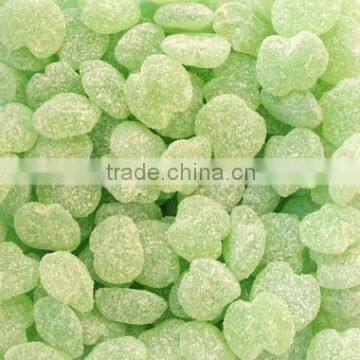 Custom Fruit Shaped Jelly Candy, Colorful Sugar Coated Jelly Candy