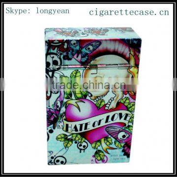 l Aluminum cigarette box /case /holder full be printed OEM welcome