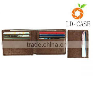 RFID Blocking slim wallet Bank/ID Card Holder mens leather Wallet