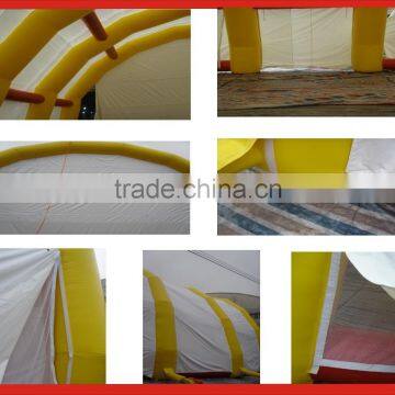 PVC Tarpaulin Inflatable Paintball Tent, Outdoor Inflatable Tunnel Tent for Paintball photo-3