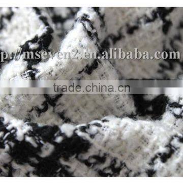 New Pattern and Hot Sells Beautiful Plaid Wool Polyester Fabric, Wool Fabric for Overcoat photo-3