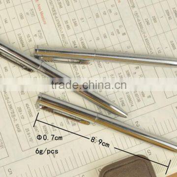 Slim Hotel logo pen Aluminum Pen Short pen