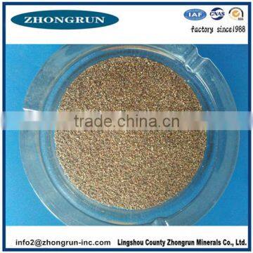 95%min iron pipe sandblasting brown fused alumina price