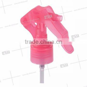 Plastic material trigger sprayer pump with attractive design