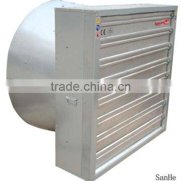 Livestock Farm Exhaust Fan Cone Type Fan with automatic shutter