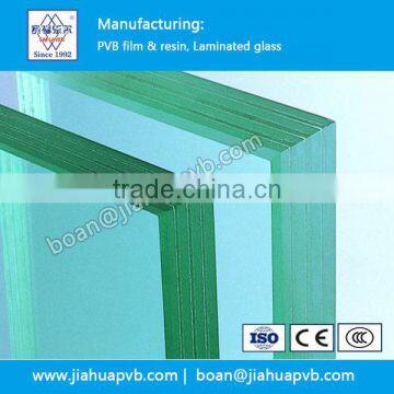 Clear Laminated Glass 6mm with PVB interlayer