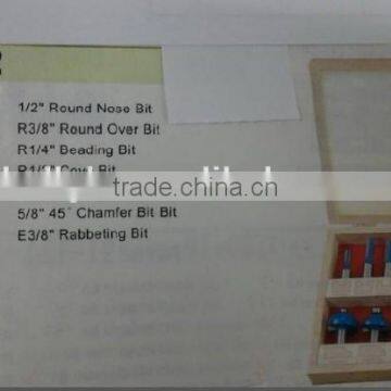 38pcs Wood Router Bit in Wooden Box photo-3