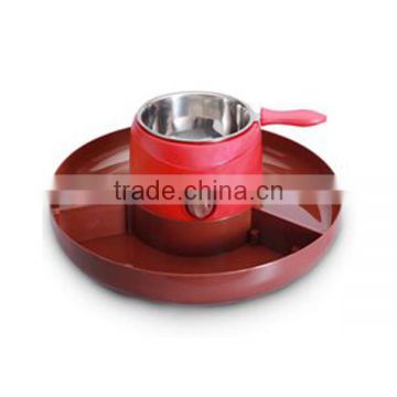 Hot selling plastic pot melt mini chocolate Electric Fondue Set