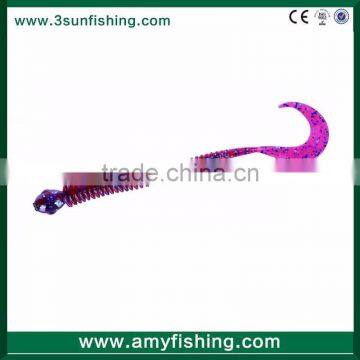 Factory direct soft lure single tails bait