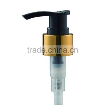 High Quality metal soap golden dispenser lotion pump for bottle