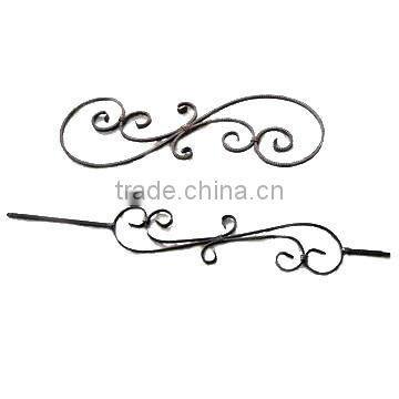 decorative iron bar fence