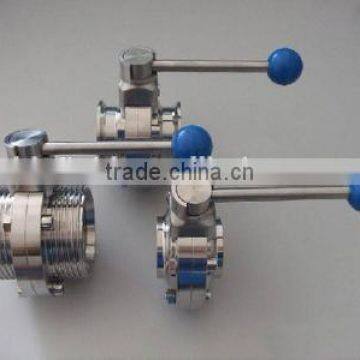 ISO Certified Factory Direct Sale Stainless Steel Sanitary Butterfly Valves photo-3
