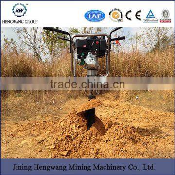 55cc Gas Post Earth Ice Dirt Hole Auger Digger Borer 2 Auger Bits photo-2