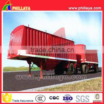 3 Axles Drawbar Double Tow Truck Interlink Trailers on Hot Sale photo-2