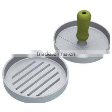 Aluminium hamburger patty press