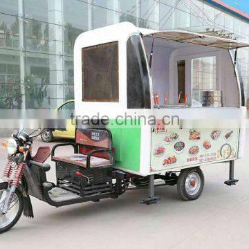 China Snack Sale Food Cart Three Sides Window Food Cart Towable Food Cart for Sale photo-2