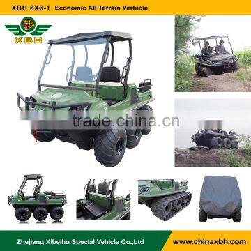 XBH 6x6-1 Economic All Terrain vehicle anfibio 6 wheels 600cc Gasoline amphibious vehicle ATV