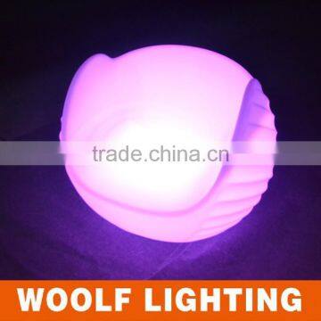 Lovely Plastic Color Changing Design LED Single Sofa With Texture photo-4