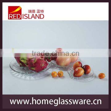 6 Inch Fresh Fruit Salad Glass Plate photo-2