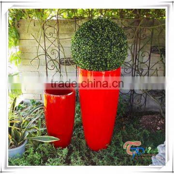 Fiberglass Indoor DecorationTall Flower Pot Planter