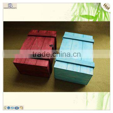 Decoration Unique Large Clasp Plain Wooden Box photo-5