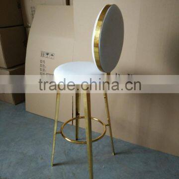 Sale Good Quality Hot Sale Stainless Steel Royal Gold Bar Chair photo-3