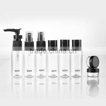Travel Bottles for Makeup Cosmetic Toiletries Liquid Containers Leak Proof Portable Travel Accessories(Transparency)