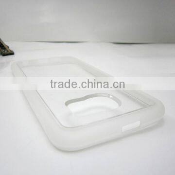 Double Color Transparent 2 in 1TPU+ PC Mobile Phone Back Cover Case for Samsung S6 photo-3