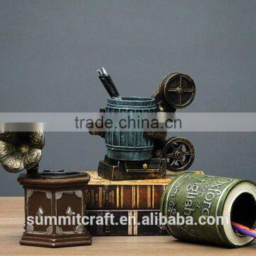 Phonograph, Telephone, Camera, Projector Personalized Table Pen Holder photo-2
