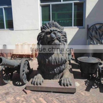 decorative garden cast iron lion