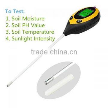 4-in-1 Soil Meter for Moisture PH Light Temperature Gardening Test Meter photo-3