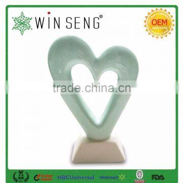 Fashional ceramic heart shaped wedding decor