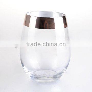 Rose Gold Electroplating of Mouth Wine Decanter photo-3