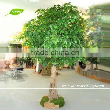 BTR017 GNW Decorative Tree Artificial ficus plants 10ft high for Landscaping garden decoration indoor