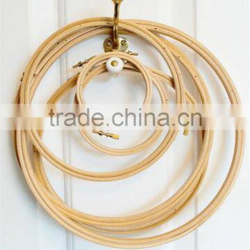 Hot sell multi size wooden Oval embroidery hoop made in China