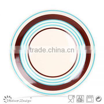 Cheap Round Handpainting Ceramic Dinner Plate photo-3