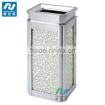 Shopping Mall Stainless Steel Waste Rubbish Bin photo-6