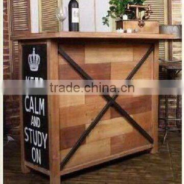 New Solid Wood Vintage Cafe Western Restaurant Table and Chairs Combination Display Rack photo-2