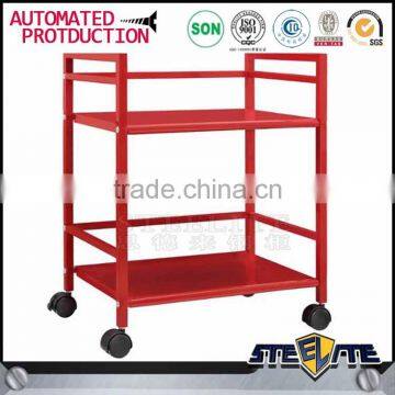 Red Color Display Rack Free Standing Steel Display Rack photo-6