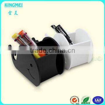 Funny Design Basketball Hoop Round Tube Acrylic Pen Holder Box photo-6