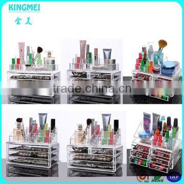 Hot Sale Clear Plastic Plexiglass Makeup Organizer & Large Makeup Organizer Storage Box & Cosmetic Makeup Organizer photo-5