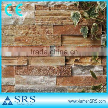 Rusty decoration natural ledge stone