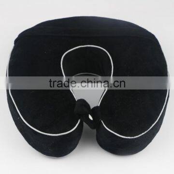 Therapeutic Memory Foam Travel & Neck Pillow - Washable Micro-Fiber Cover