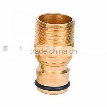 Solid brass EU standard quick hose connector 1/2" 5/8" 3/4" hose regular high quality big quantity big volume 19mm adaptor